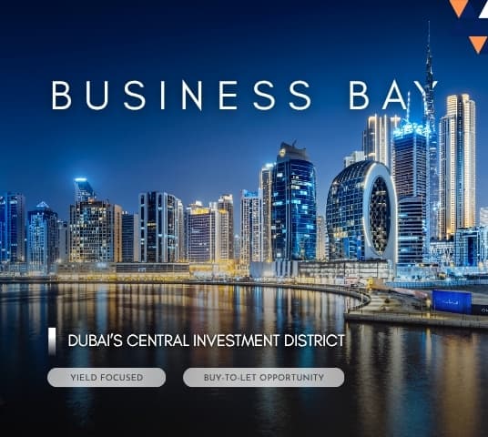 Business Bay Dubai — central investment district with high rental demand and buy-to-let opportunities