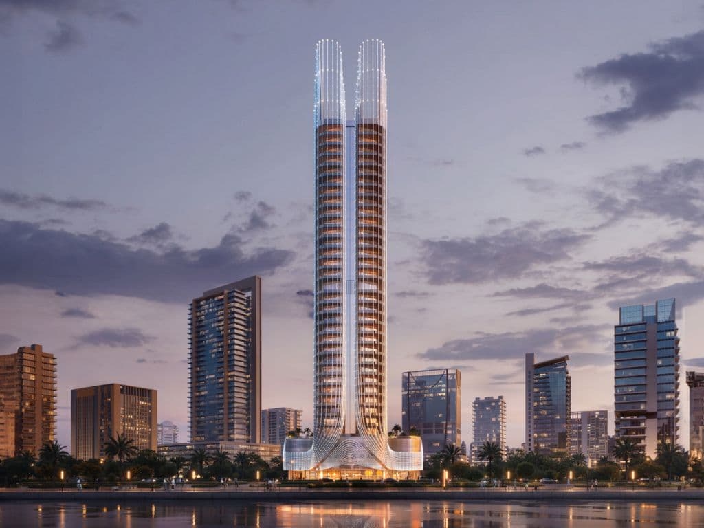 Binghatti Dubai property developer modern residential tower skyline