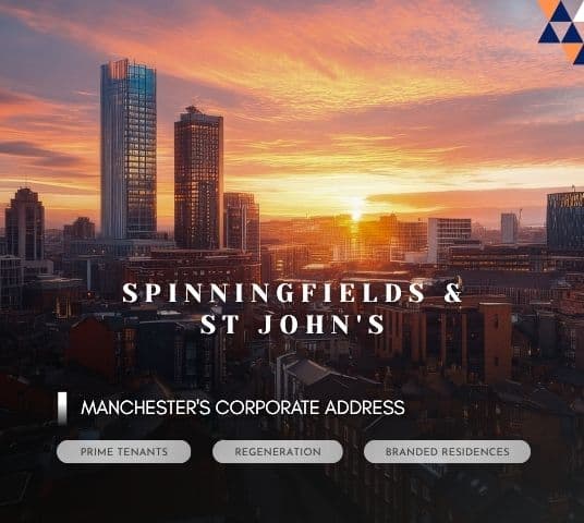 Spinningfields & St John's Manchester buy-to-let investment area